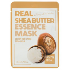 Маска для лица тканевая   МАСЛО ШИ  Real Shea Butter Essence Mask  Farmstay 